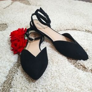 NWOTJust Fab Venice Pointed Toe Flats 5.5